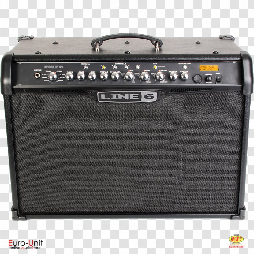 Guitar Amplifier Line 6 Spider IV 120 Modeling Guitarist - Tree Transparent PNG