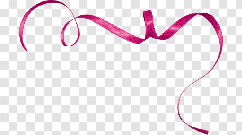 Ribbon Digital Scrapbooking Clip Art - Magenta Transparent PNG