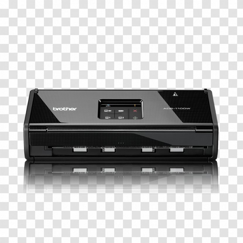 Brother Image Center ADS-1100W-Document Scanner-Duplex-215.9 X 863 ... Scanner ADS-2200 Desktop Document Office A4 Colour Wireless Sheetfed Supplies - Audio Receiver - Automatic Feeder Transparent PNG