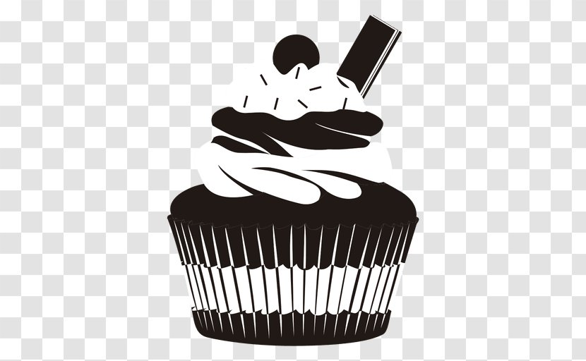 Twelve Cupcakes Birthday Cake Silhouette - Cupcakecup - Vector Transparent PNG
