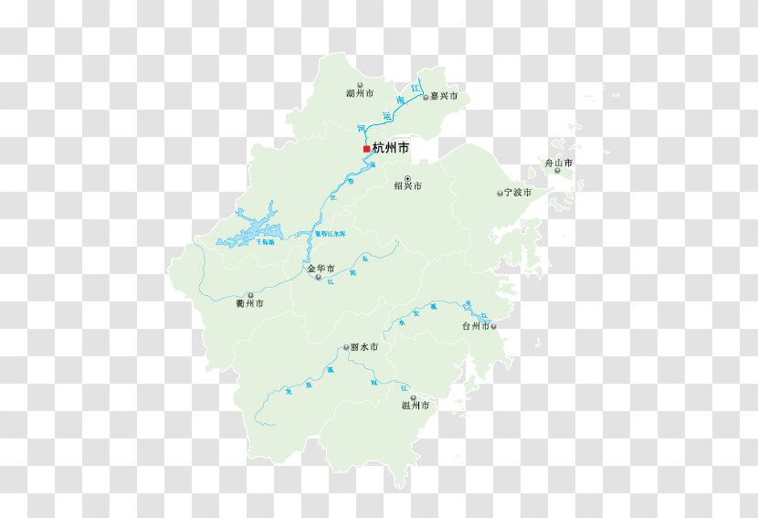 Zhejiang Map Area LINE Transparent PNG