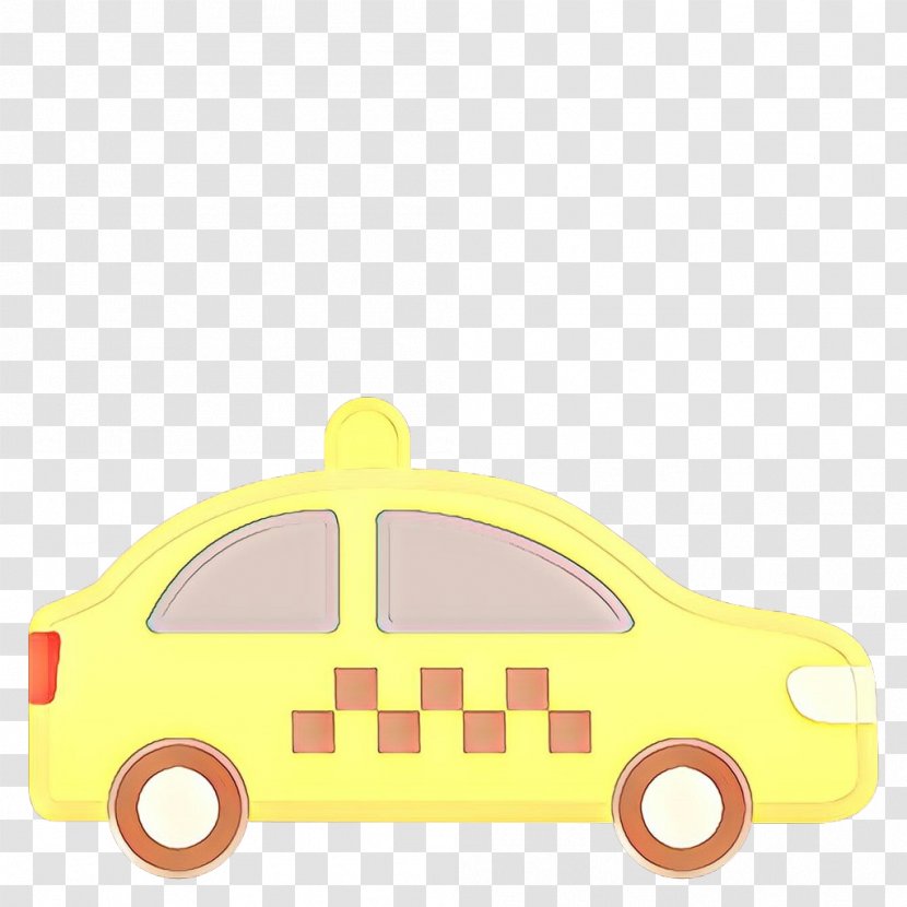 City Car - Yellow - Baby Products Taxi Transparent PNG