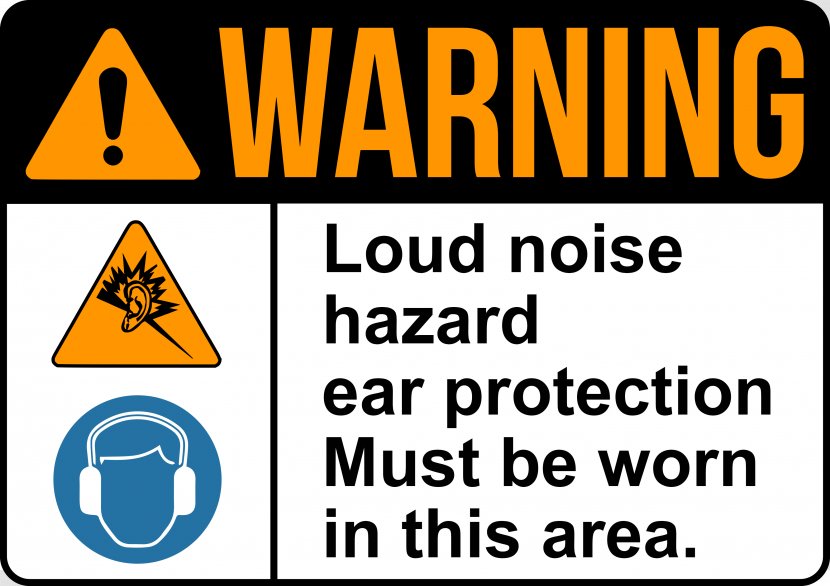 Warning Sign Traffic Noise Safety Transparent PNG