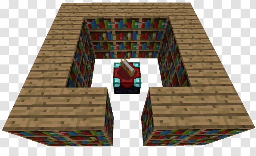 Minecraft Enchantment Table Bookcase Room Survival Modern Bedroom Design Ideas Transparent Png