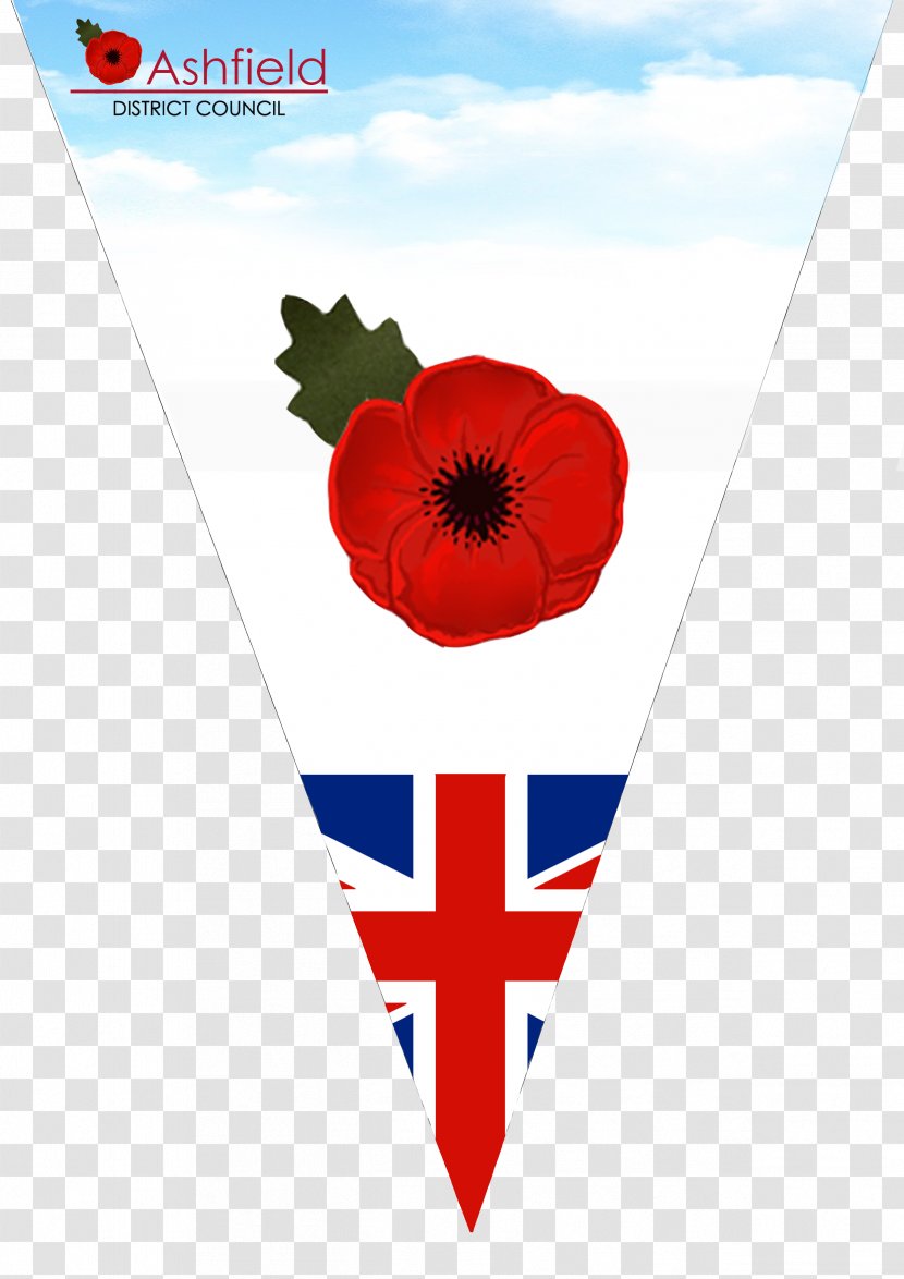 Coquelicot - Poppy - British Bunting Transparent PNG