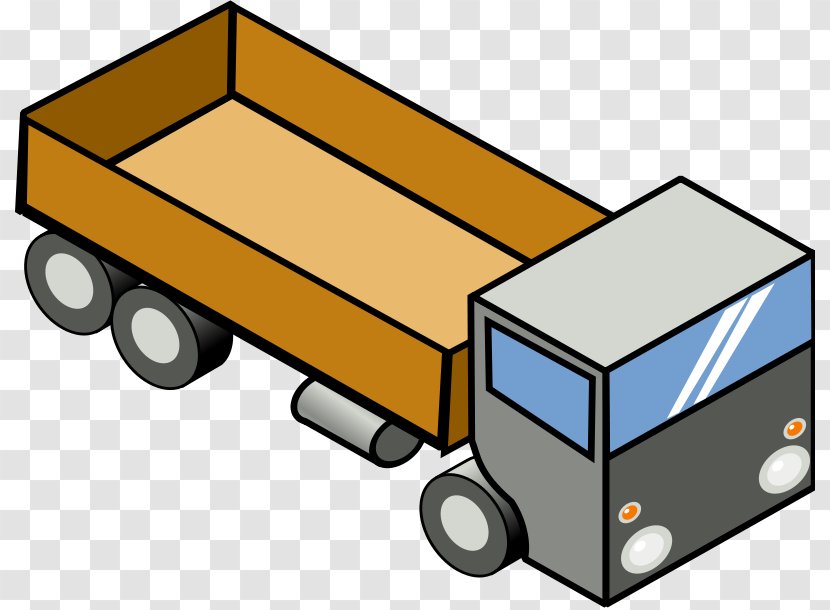 Car Tank Truck Semi-trailer Clip Art - Box - Picture Of Lorry Transparent PNG