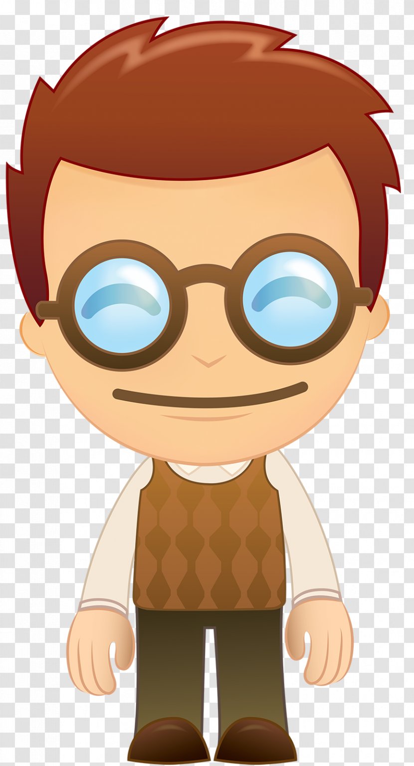 Cartoon Boy Royalty-free Clip Art - Glasses - Picture Transparent PNG