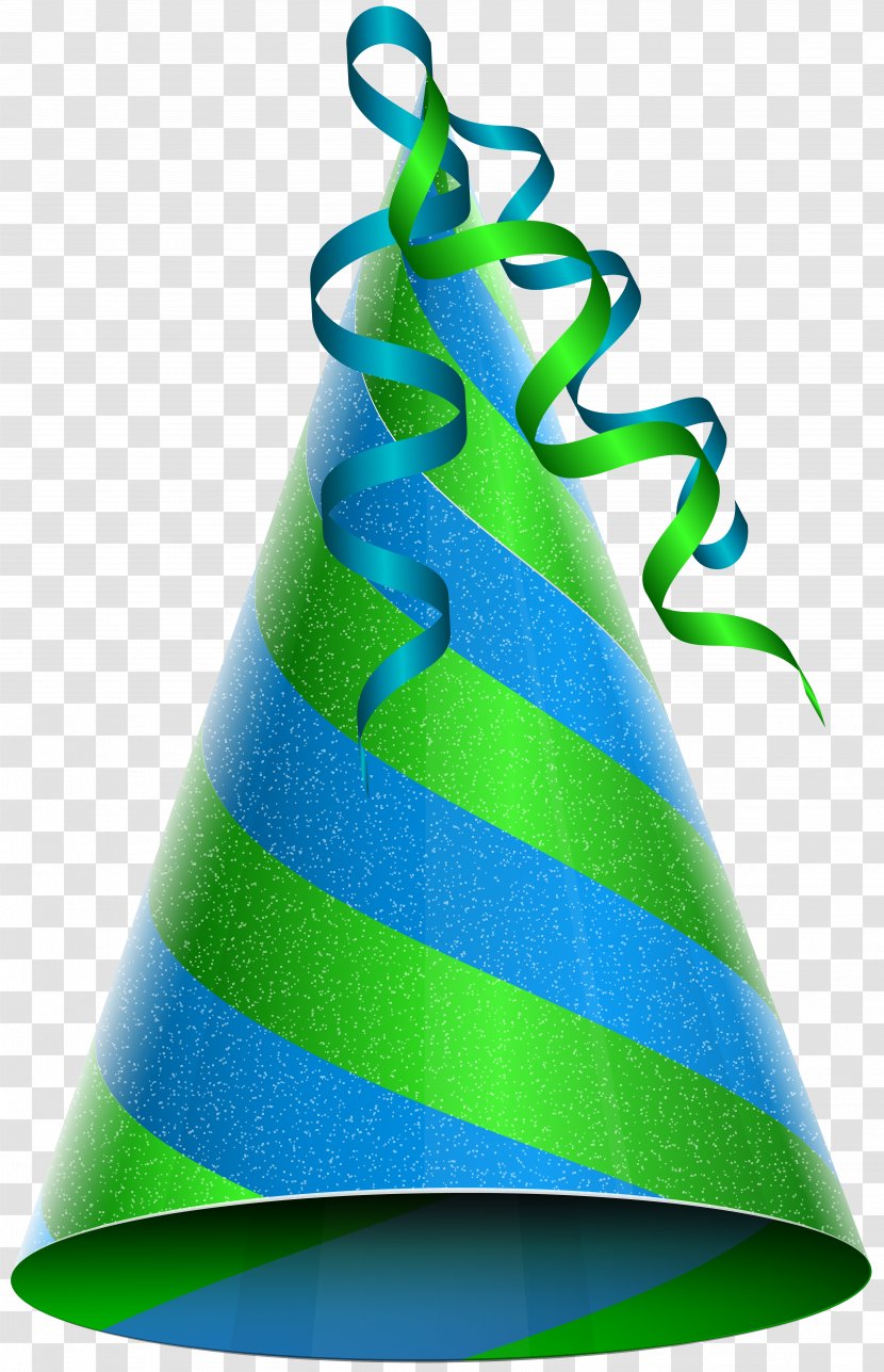 Party Hat Birthday Clip Art - Turquoise - Green Blue Image Transparent PNG