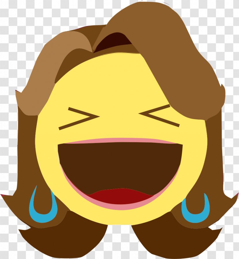 Smiley Emoji Emoticon Clip Art - Facial Hair Transparent PNG