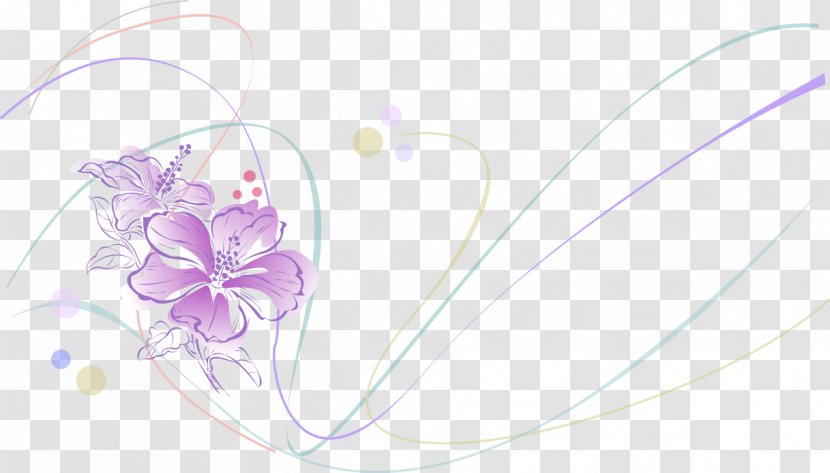 Purple Poster - Drawing - Dynamic Lines Transparent PNG