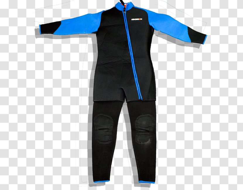 Wetsuit Dry Suit Scuba Diving Underwater Sportswear - Electric Blue Transparent PNG
