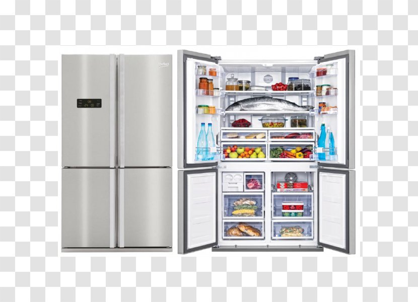 Refrigerator BEKO GNE 114631 X Beko 114612 SideB GN 162531 ZFX A++ Sr - Freezers Transparent PNG