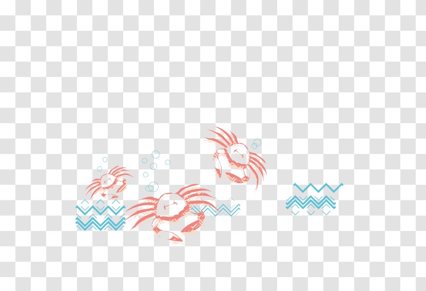 Crab Euclidean Vector - White - Watermark Transparent PNG