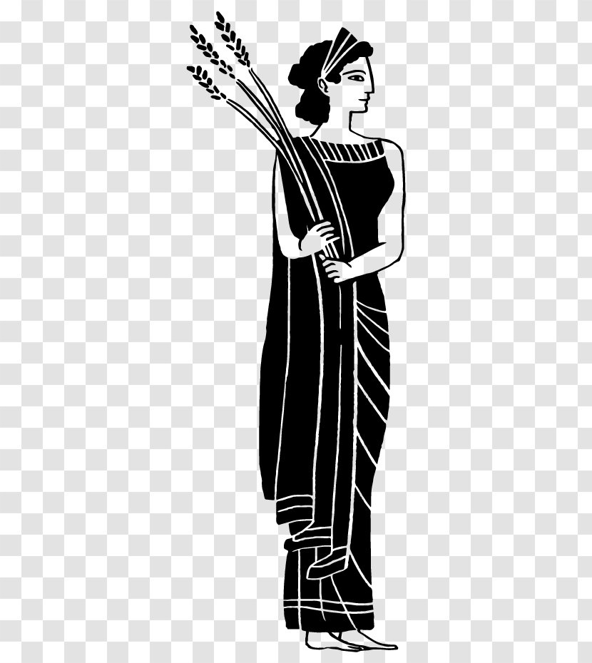 Demeter Mount Olympus Hades Black And White Ceres - Joint - Myth Transparent PNG