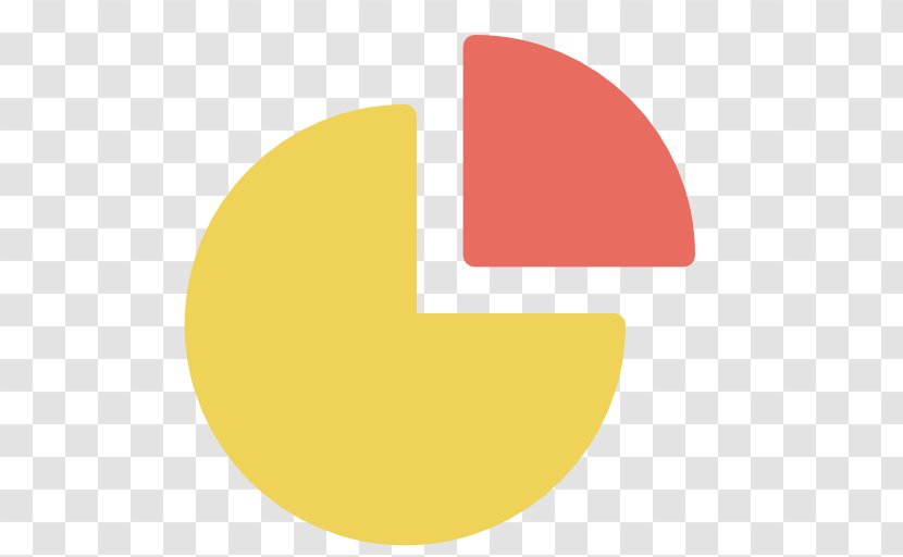 Pie Chart - Yellow - Pastel Color Transparent PNG