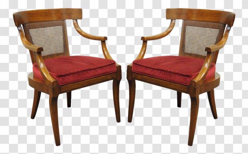 Windsor Chair Table Furniture Caning - Armrest - Mahogany Transparent PNG