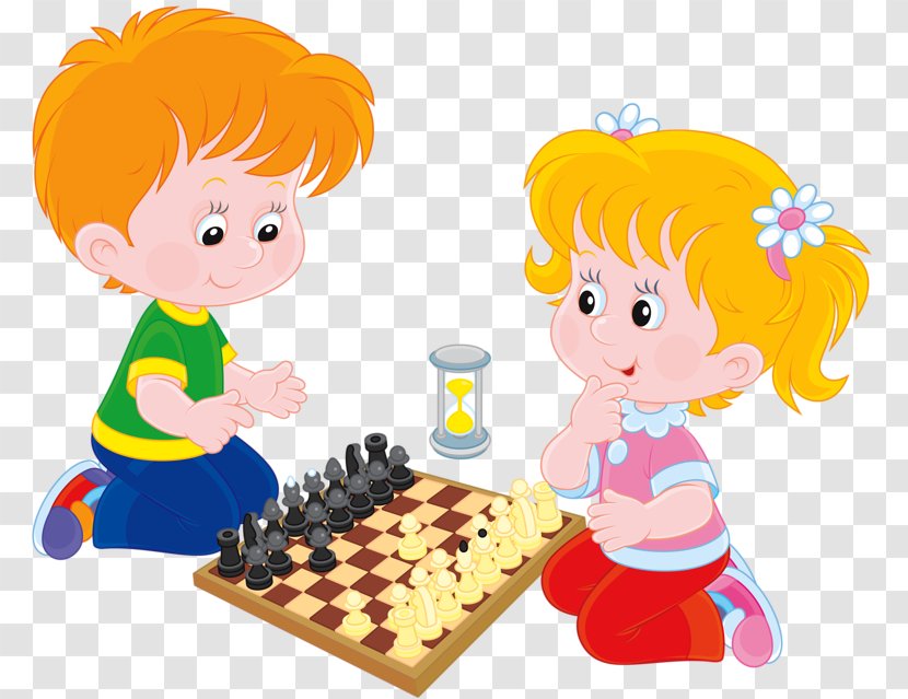 Chess Play Clip Art - Yellow - Children Transparent PNG