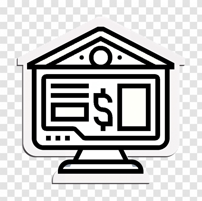 Digital Banking Icon Bank Online Icon Online Banking Icon Transparent PNG