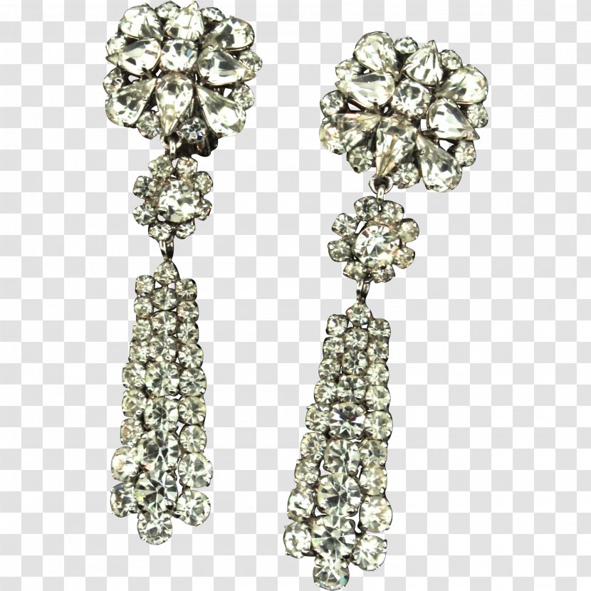 Earring Bling-bling Body Jewellery Imitation Gemstones & Rhinestones Transparent PNG