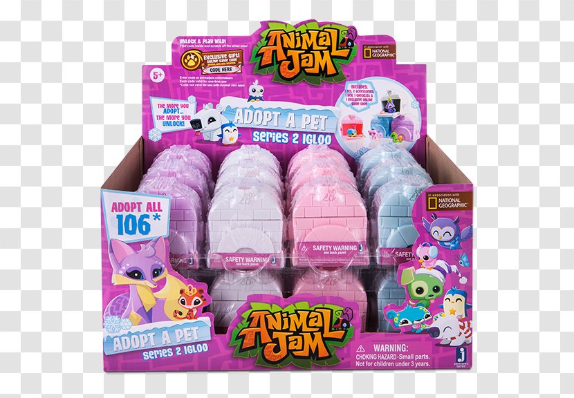 National Geographic Animal Jam Assorted Series 1 Adopt A Pet Toy Fishpond Limited 2 Igloo Mystery Pack Transparent PNG