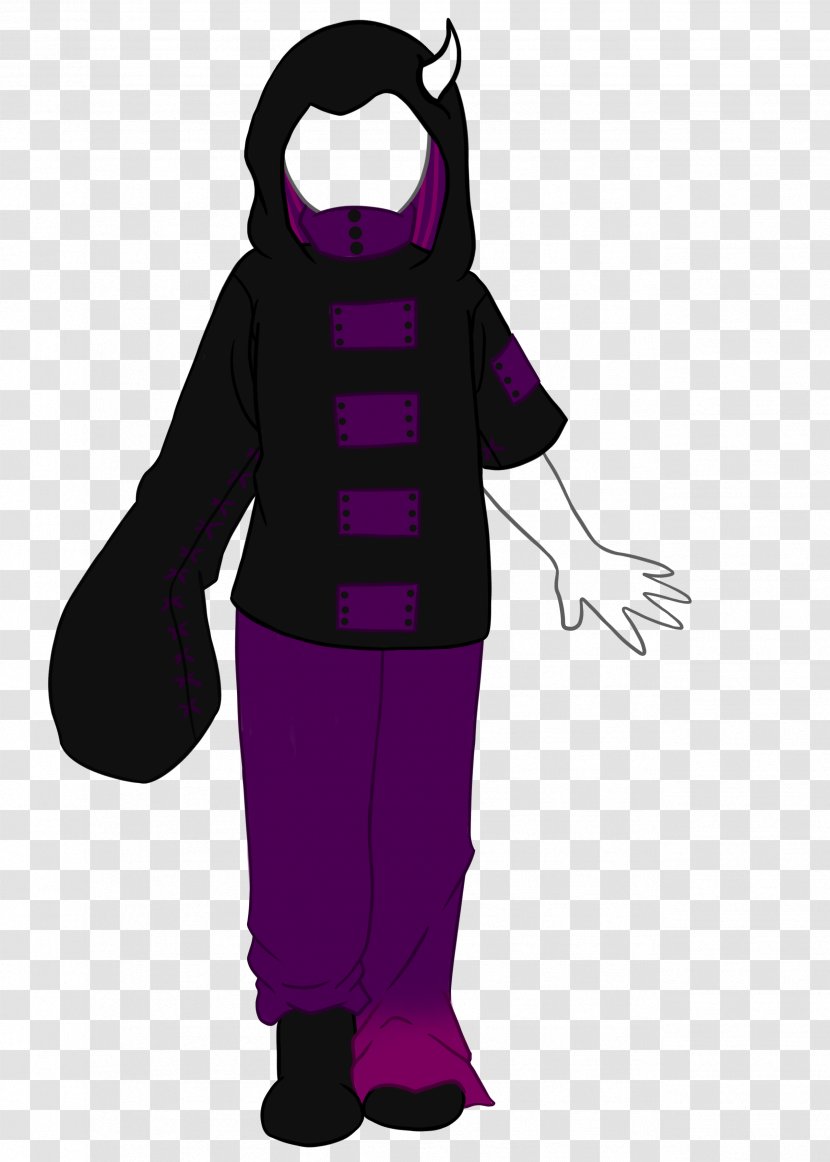 Outerwear Clip Art Costume Character Fiction - Clothing - Purple Gift Transparent PNG