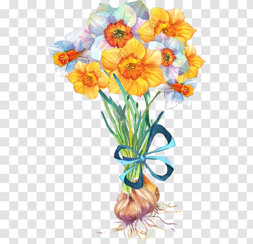 Lichun Spring Watercolor Painting - Cut Flowers - Flower Bouquet Transparent PNG
