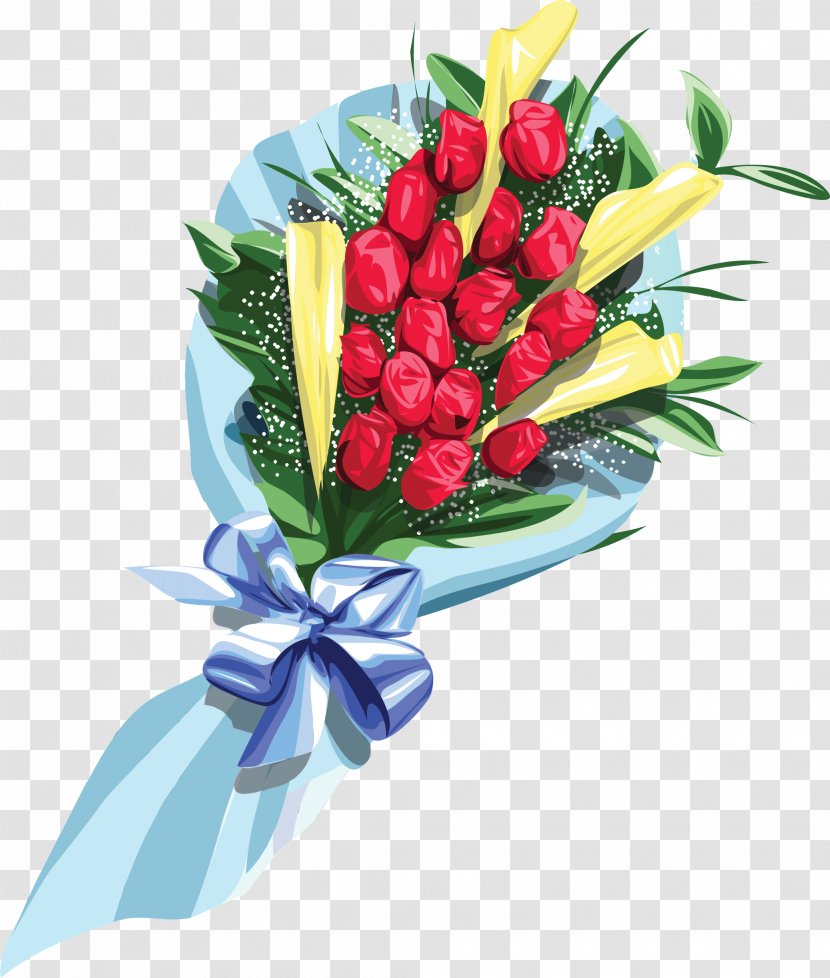 Flower Bouquet Clip Art - Flowering Plant Transparent PNG