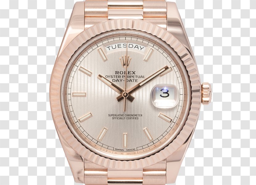 Rolex Day-Date Gold Watch Strap - Brand Transparent PNG