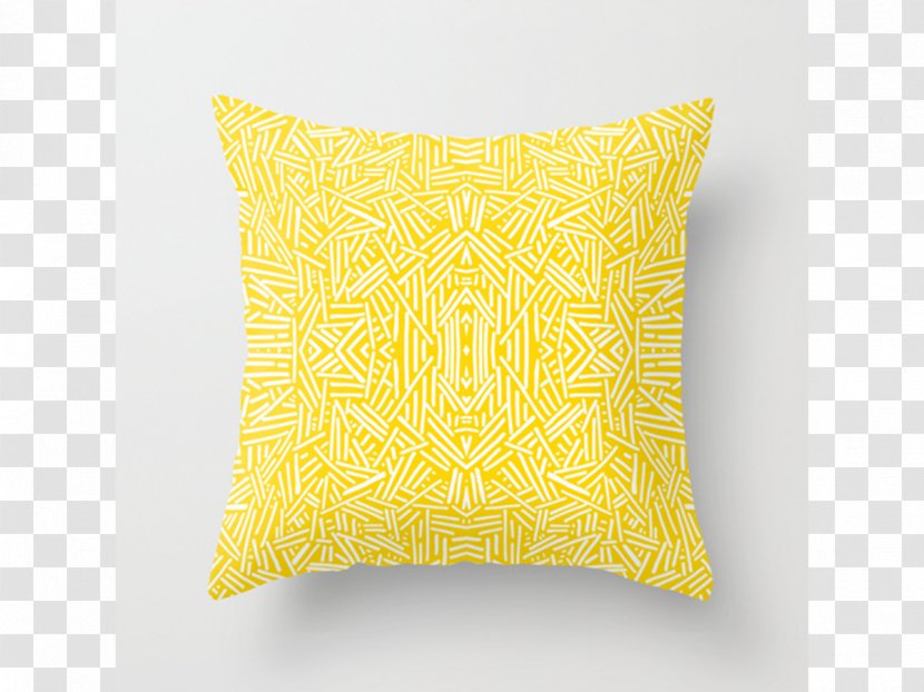 Throw Pillows Yellow Cushion Red - Pillow Transparent PNG