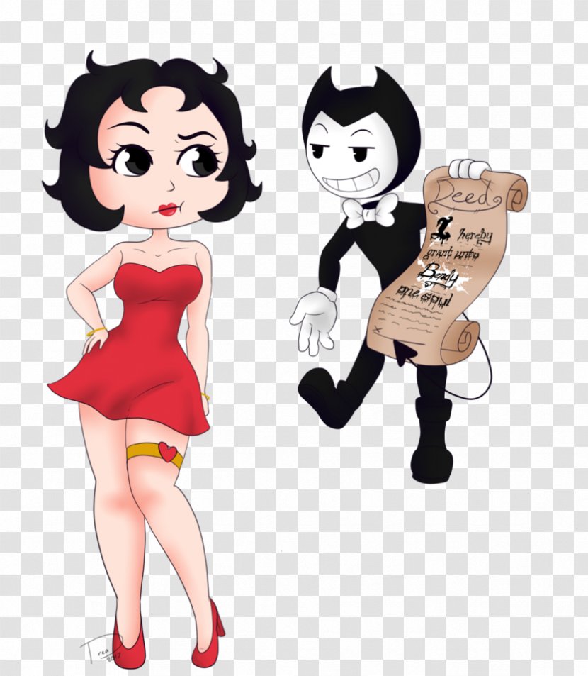 Bendy And The Ink Machine Betty Boop Cartoon Character Drawing - Artist Transparent PNG