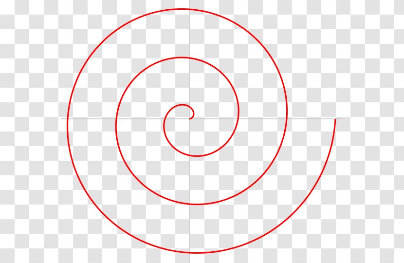 Archimedean Spiral Of Theodorus Mathematics Curve - Polar Coordinate System Transparent PNG