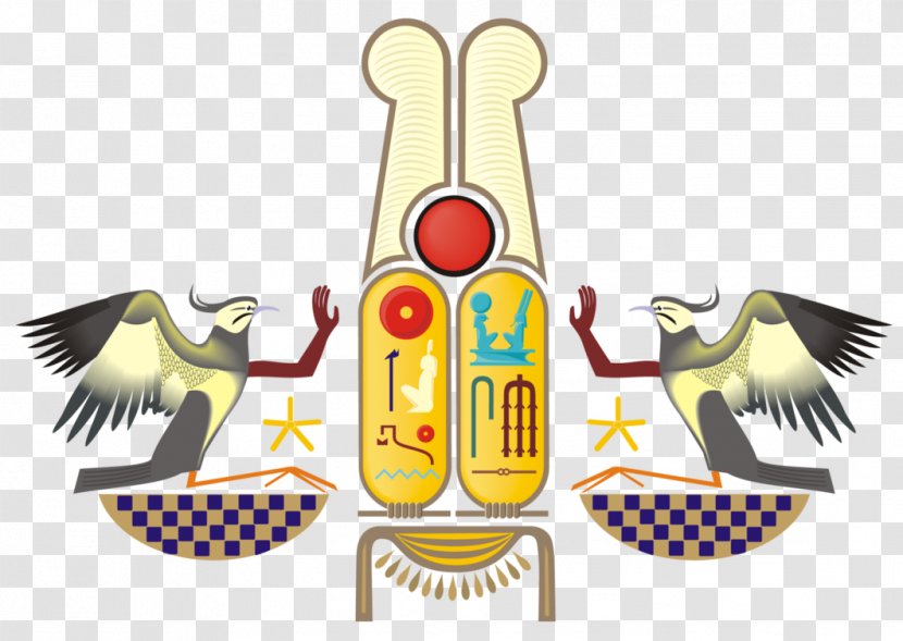 Cartouche Ancient Egypt Egyptian Hieroglyphs - Yellow Transparent PNG