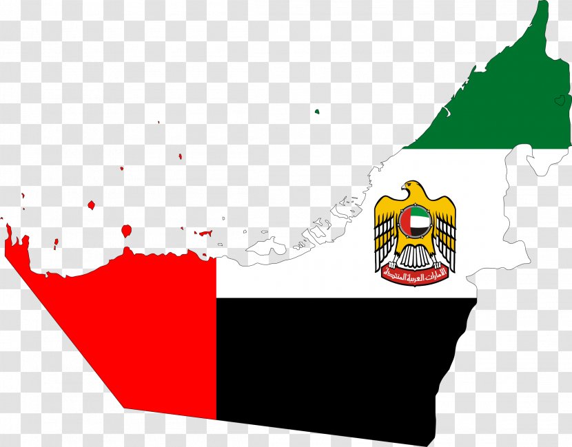 Dubai Abu Dhabi Map Flag Of The United Arab Emirates - Uae Transparent PNG