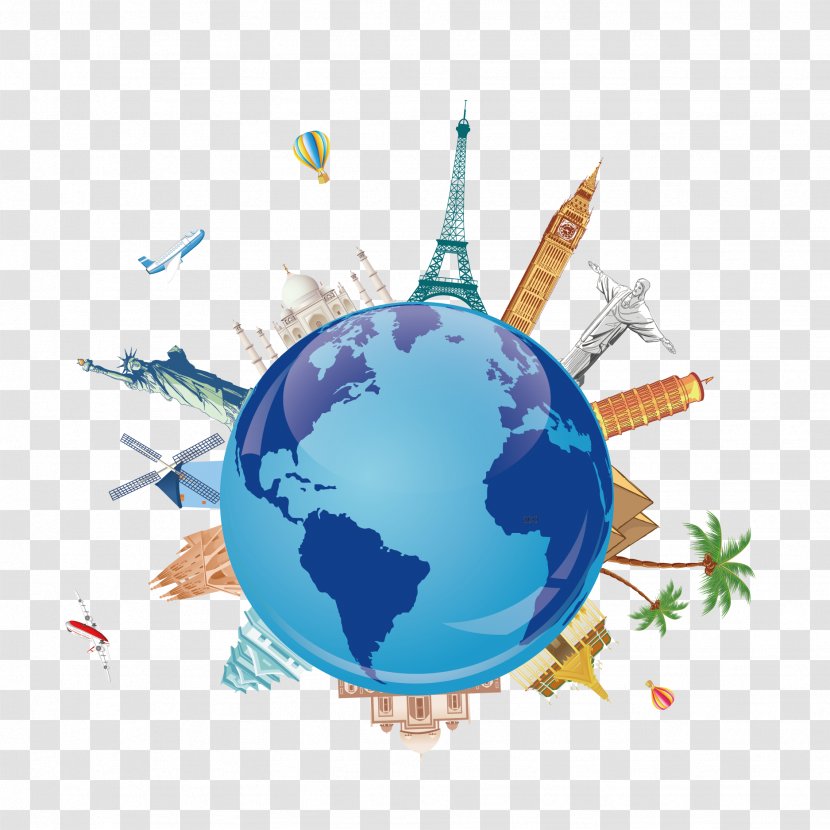 Package Tour Travel Agent Clip Art - Planet - Vector Earth Architecture Transparent PNG