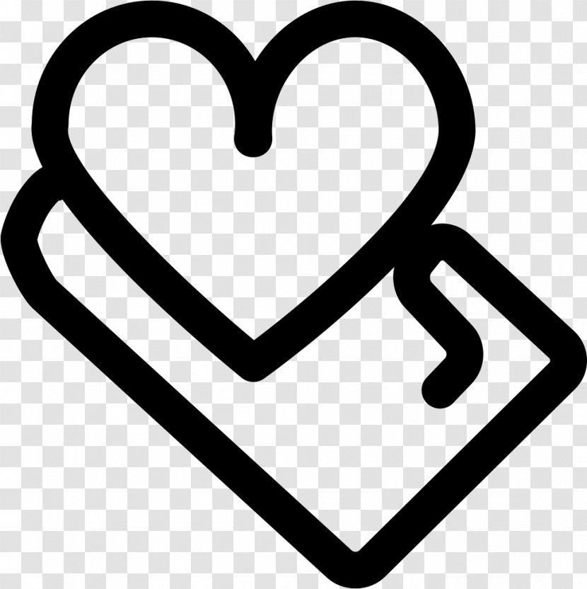 Clip Art Line Heart Love My Life - Silhouette - Houskeeping Icon Transparent PNG