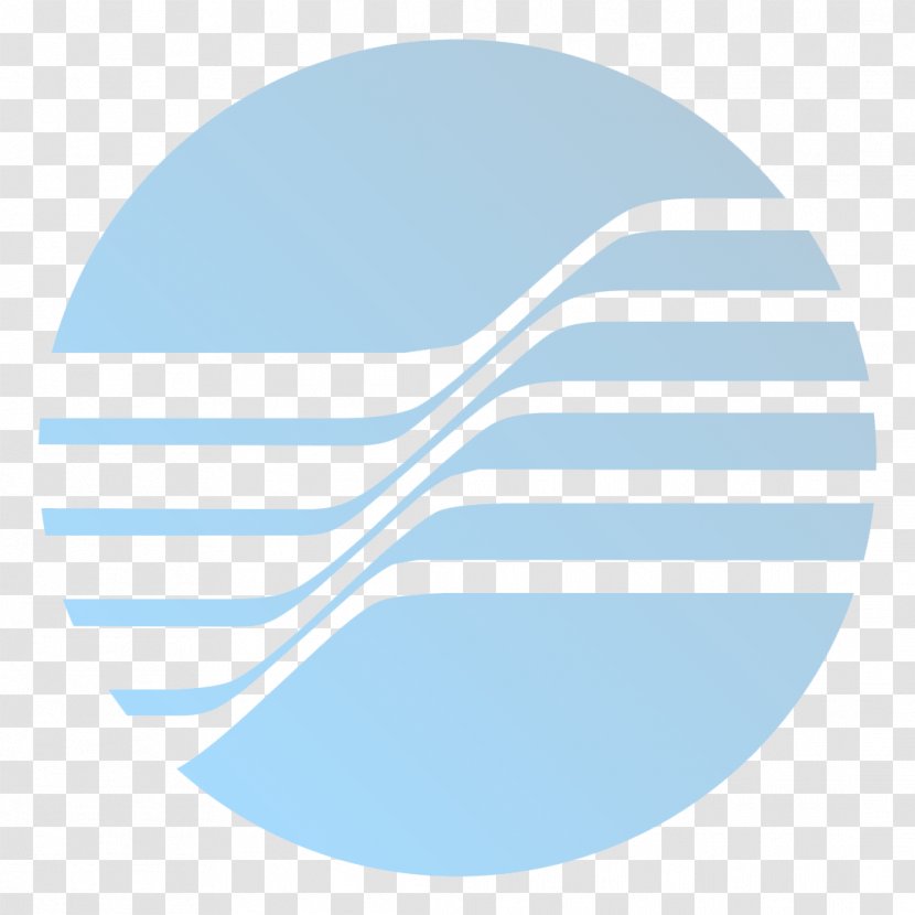 Circle Logo Teal - Azure - Typing Transparent PNG