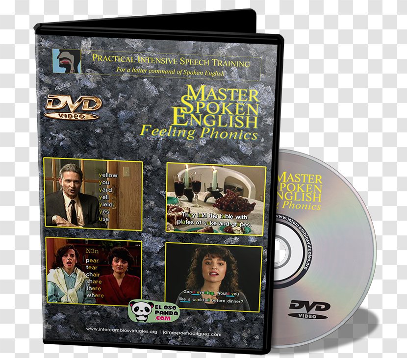 Master's Degree Course English DVD Phonics - Spoken Transparent PNG
