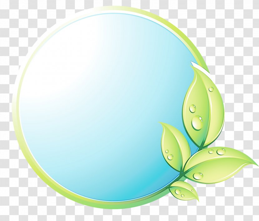 Water Circle - Leaf - Plant Oval Transparent PNG