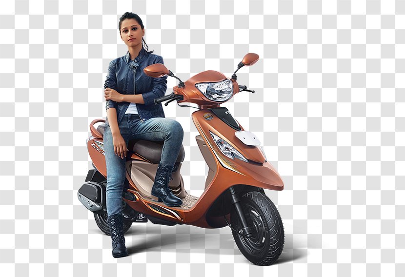 Scooter Car TVS Scooty Motorcycle Motor Company - Vehicle Transparent PNG