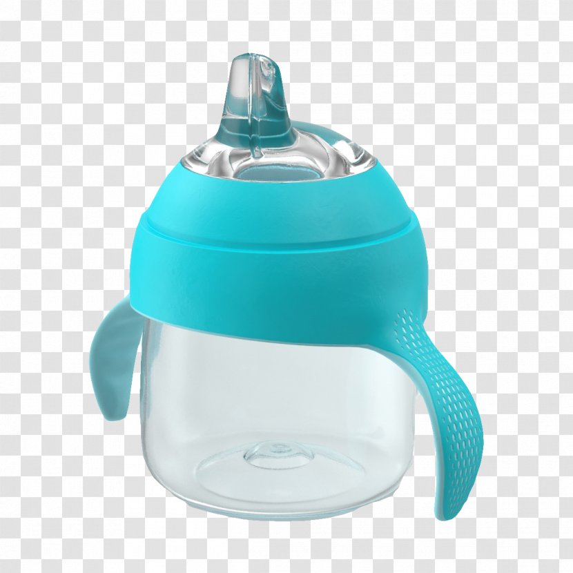 Baby Bottle Infant Pacifier Sippy Cup - Silhouette - Blue Cute Transparent PNG