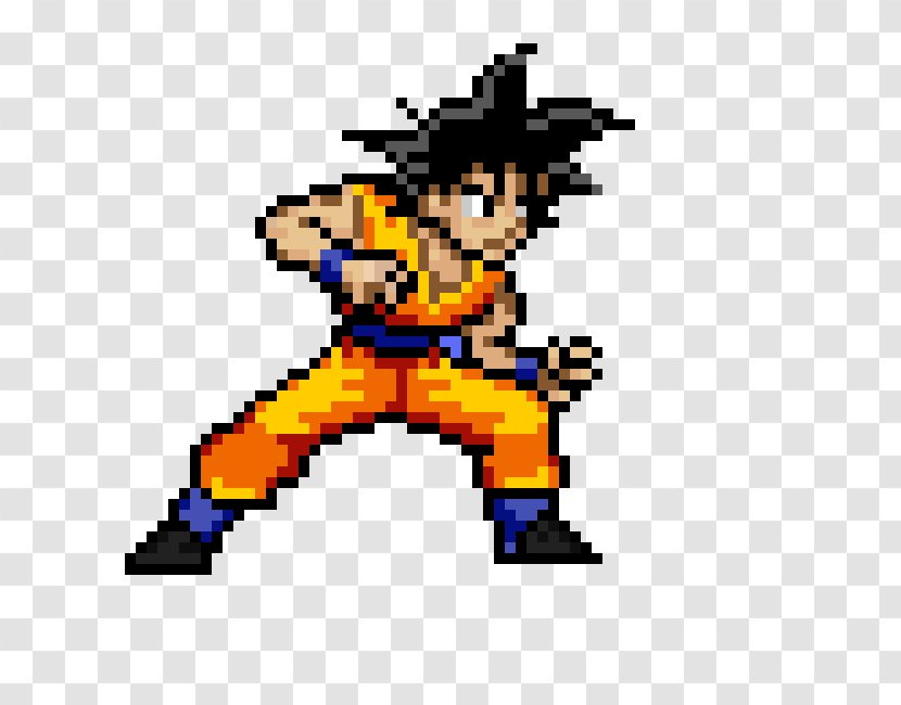 Goku Vegeta Gohan Frieza Piccolo - Pixel Art Transparent PNG