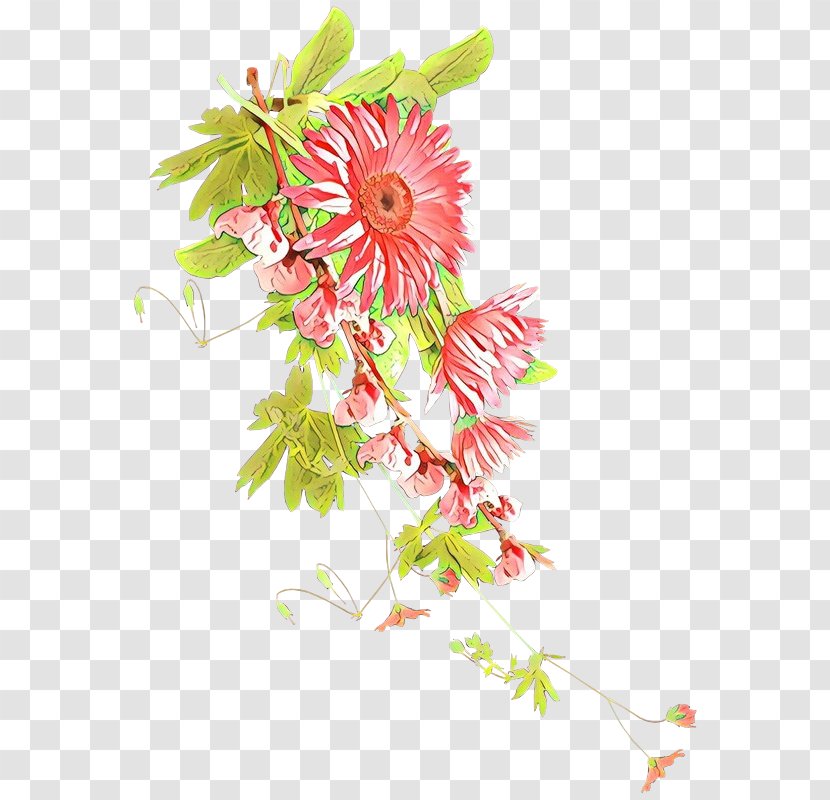 Pink Flowers Background - Gerbera - Wildflower Flower Arranging Transparent PNG