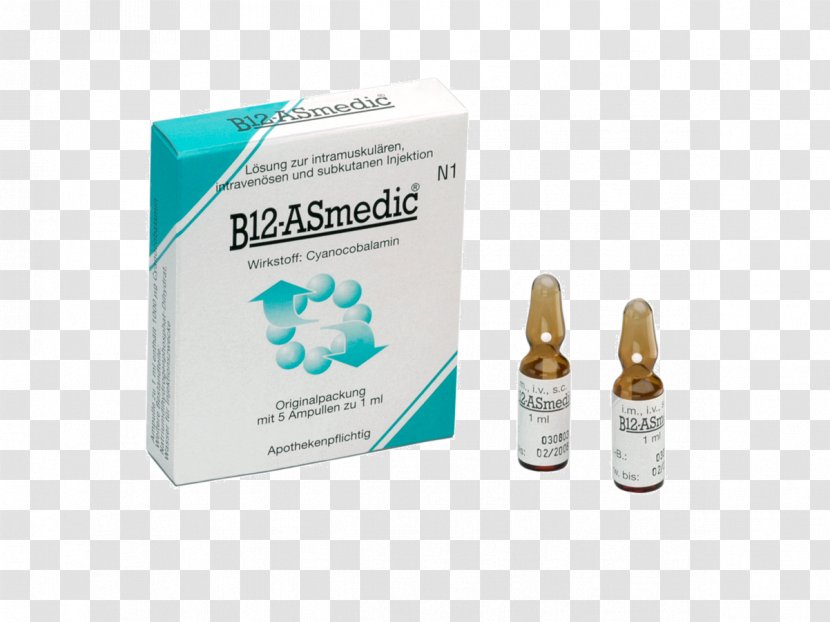 Vitamin B-12 Ampoule B Vitamins Injection - 12am Transparent PNG