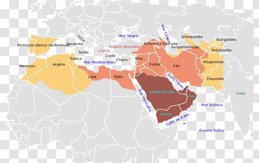Early Muslim Conquests Umayyad Caliphate Conquest Of The Maghreb North Africa First Fitna - World - Islam Transparent PNG