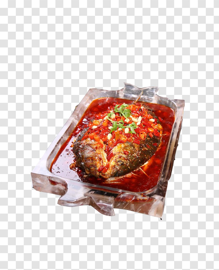 Chongqing Sichuan Cuisine Roasting - Red Fish Transparent PNG