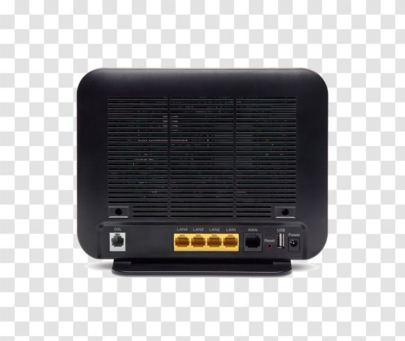 Wireless Router DSL Modem - Electronics Accessory - High Speed Internet Connection Transparent PNG