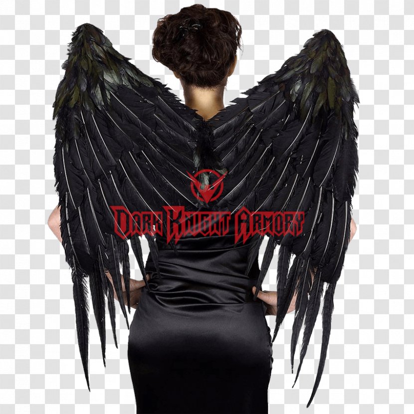 Halloween Costume Feather Maleficent Cosplay - Dressup Transparent PNG