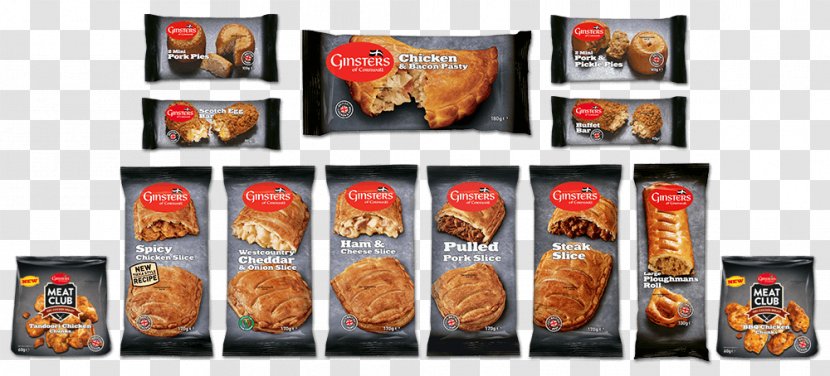 Fast Food Pasty Pork Pie Clotted Cream Sausage Roll - Snack Transparent PNG
