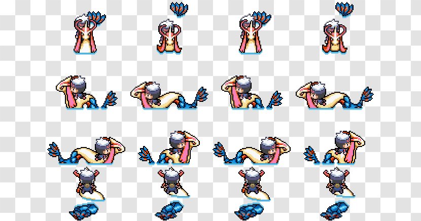 Milotic Pokémon Emerald Ruby And Sapphire Gyarados - Fictional Character - Sprite Transparent PNG