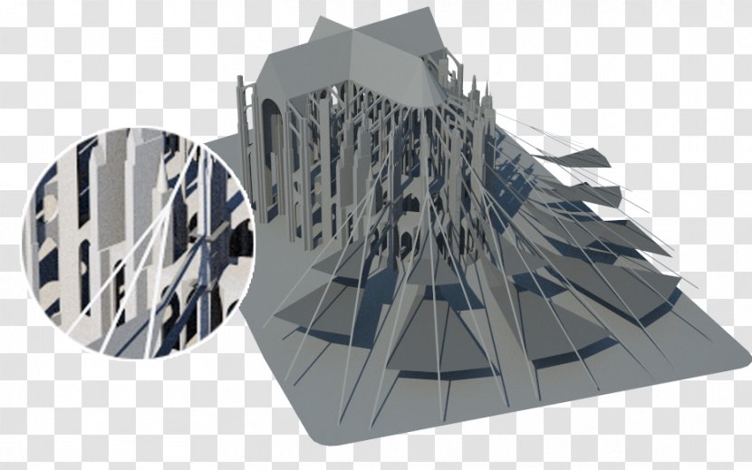 Crossing Flying Buttress Gothic Architecture - Transept Transparent PNG